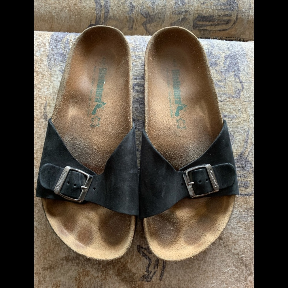 BioNatura made in Italy black slides size 40/9